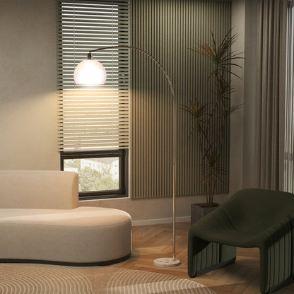 LightGlow Modern Floor Lamp - White