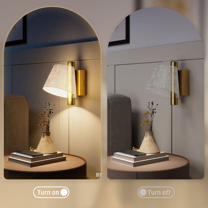 LightGlow Starry Wall Lamps - Gold