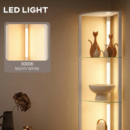 LightGlow Shelf Floor Lamp - Grey