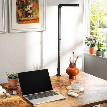 LightGlow Swing Arm Desk Lamp - Black