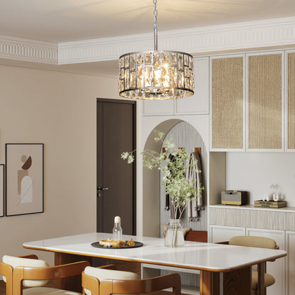 LightGlow Crystallite Chandelier - Silver