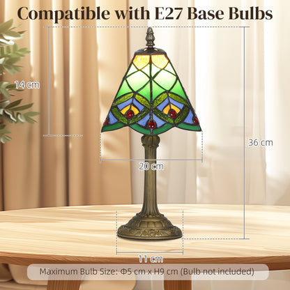 LightGlow Tiffany Lamp - Green