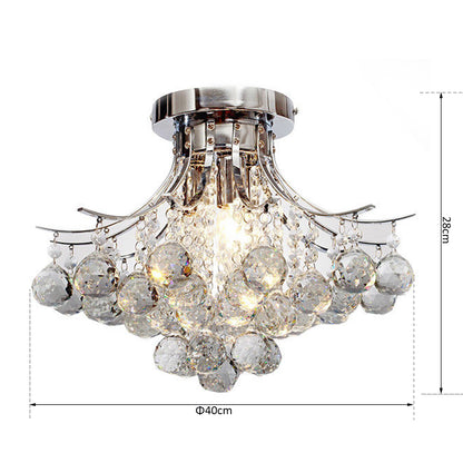 LightGlow Crystal Chandelier