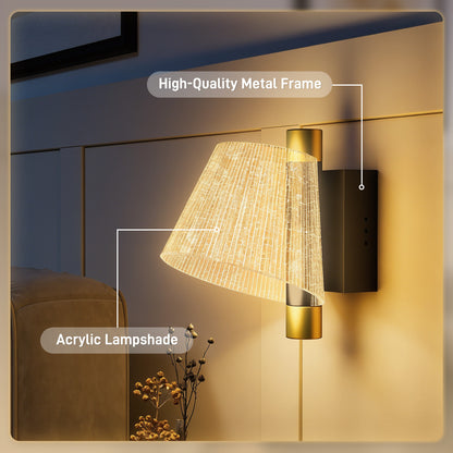 LightGlow Starry Wall Lamp - Black