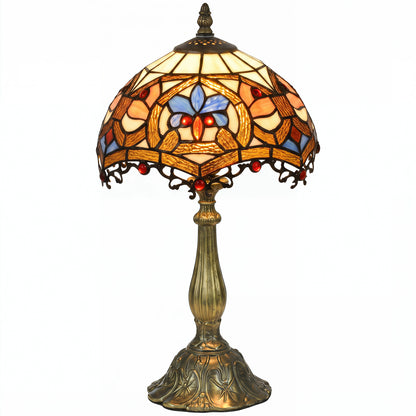 LightGlow Tiffany Table Lamp - Multi-Coloured