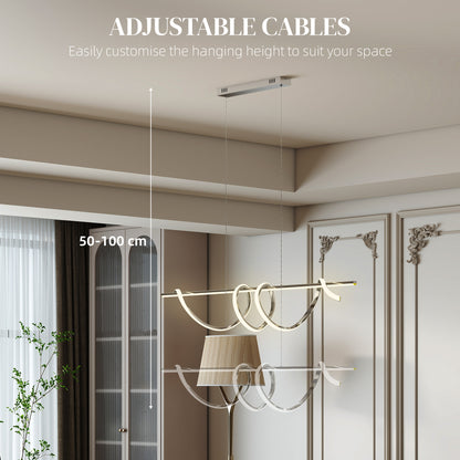 LightGlow 3-Color Pendant Light - Silver