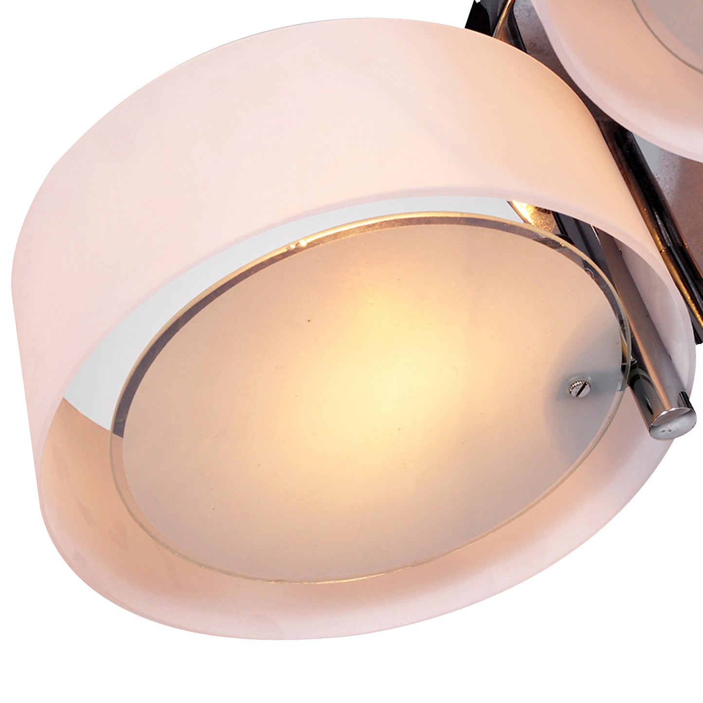 LightGlow Acrylic 3-Light Pendant - Chrome