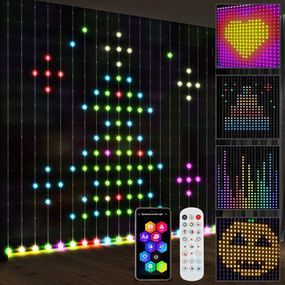 LightGlow Smart LED Curtain Lights