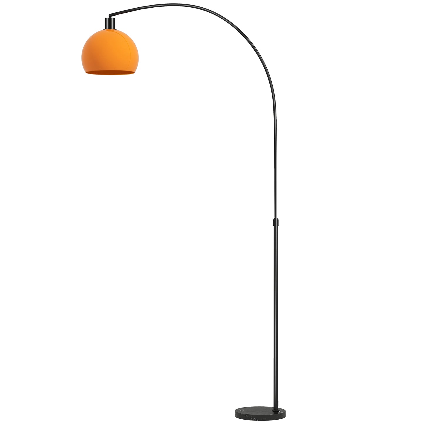 LightGlow Modern Floor Lamp - Black
