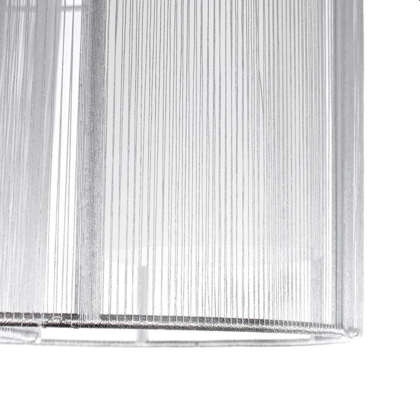 LightGlow Modern Chandelier - White Silver