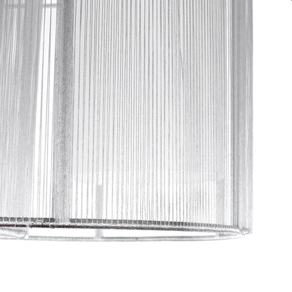 LightGlow Modern Chandelier - White Silver