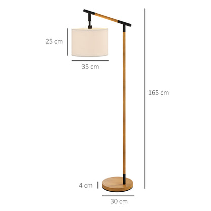 LightGlow Rotating Floor Lamp - Brown