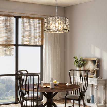 LightGlow Crystallite Chandelier - Silver