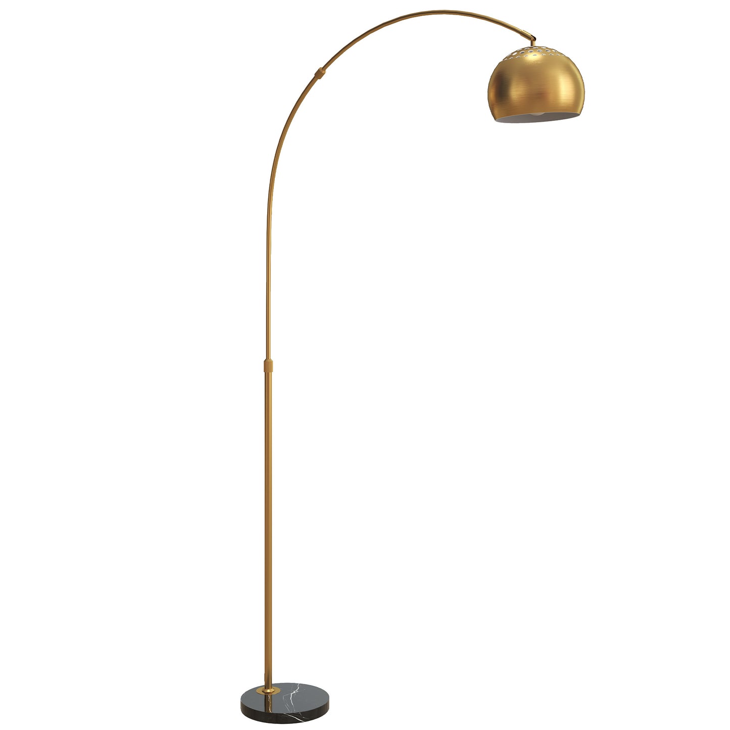 LightGlow Arc Floor Lamp - Gold