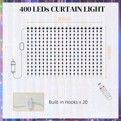 LightGlow Smart LED Curtain Lights