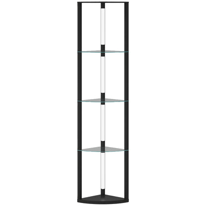 LightGlow Shelf Floor Lamp - Black
