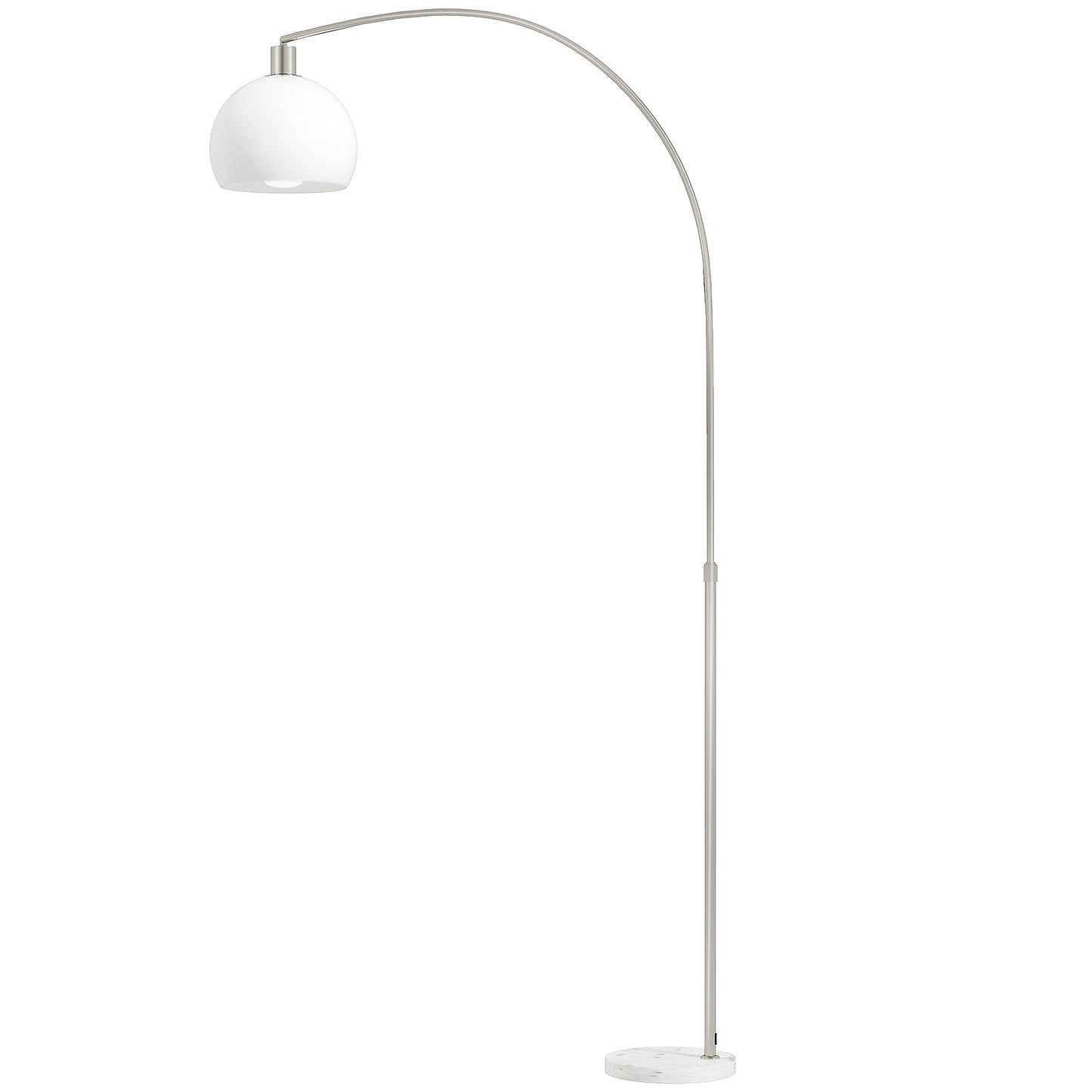 LightGlow Modern Floor Lamp - White