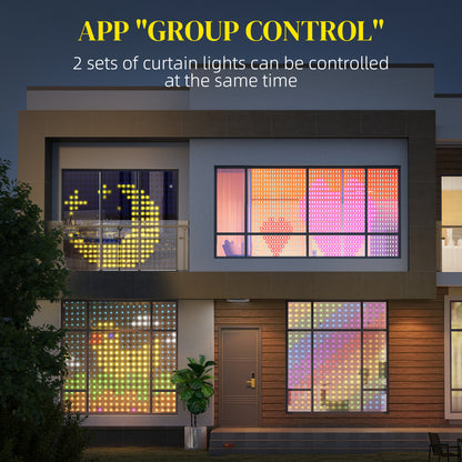LightGlow Smart LED Curtain Lights