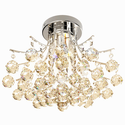 LightGlow Crystal Chandelier