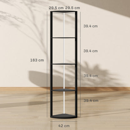 LightGlow RGB Shelf Floor Lamp - Black
