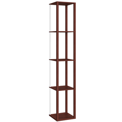 LightGlow RGB Shelf Floor Lamp - Brown