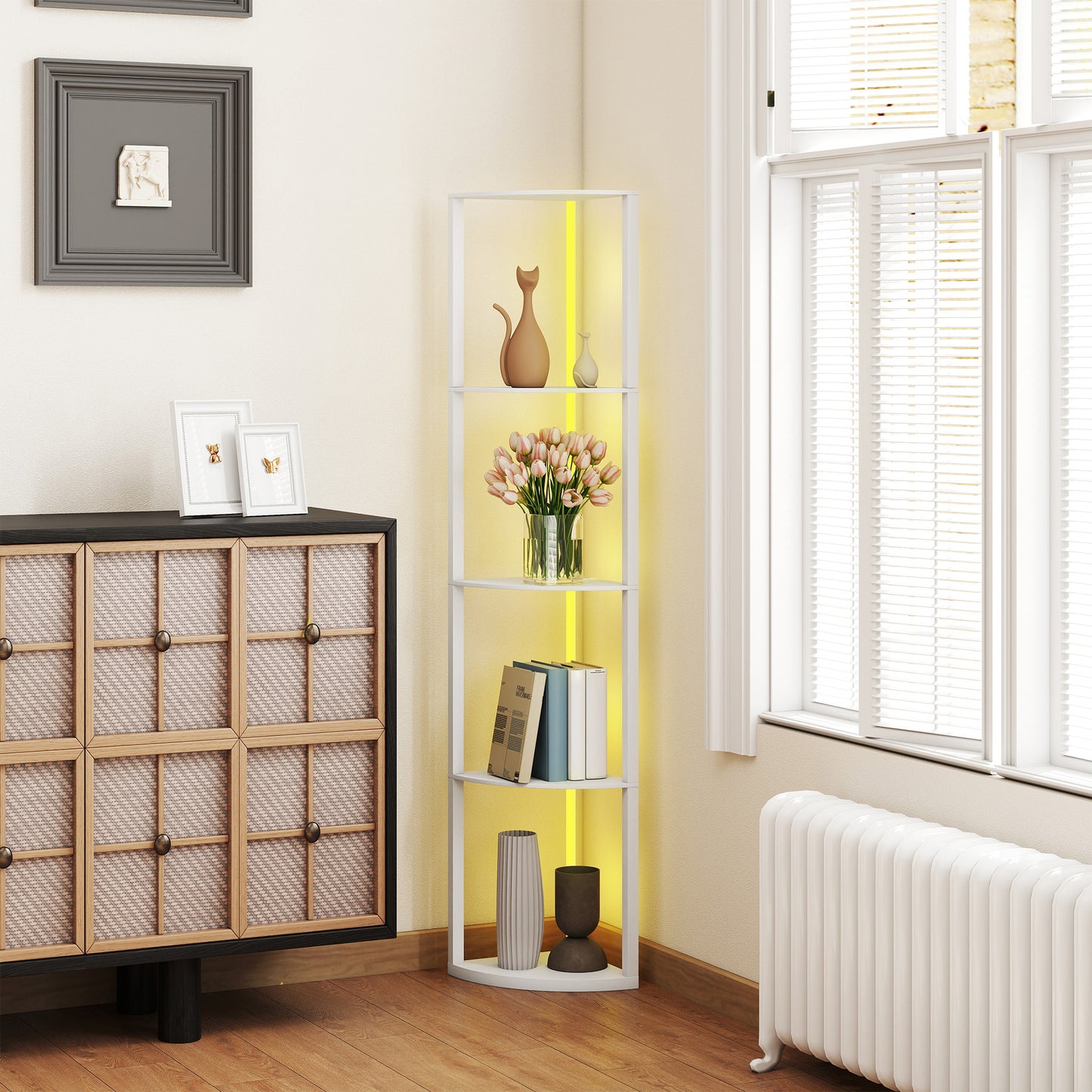 LightGlow RGB Shelf Lamp - White