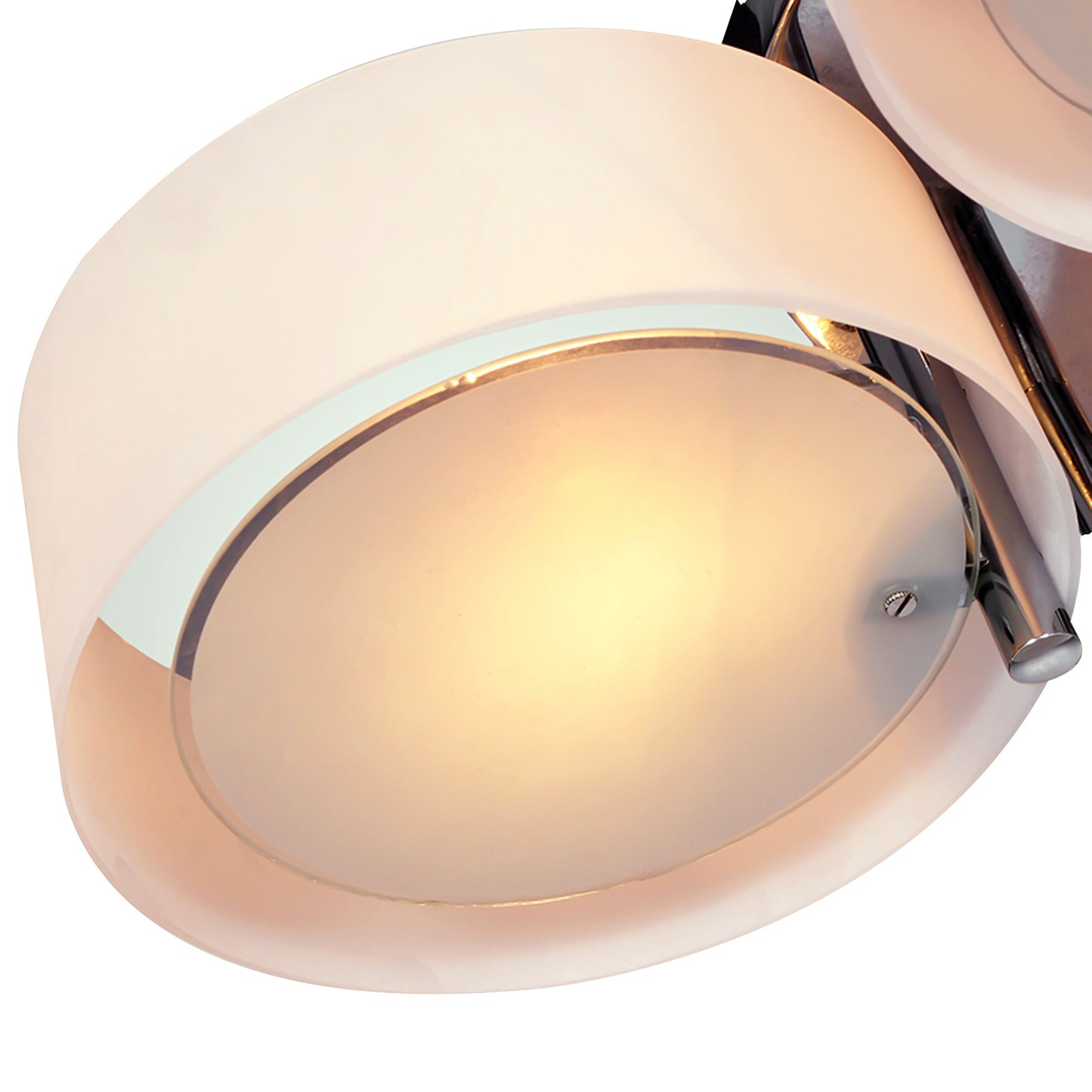 LightGlow Acrylic 3-Light Pendant - Chrome