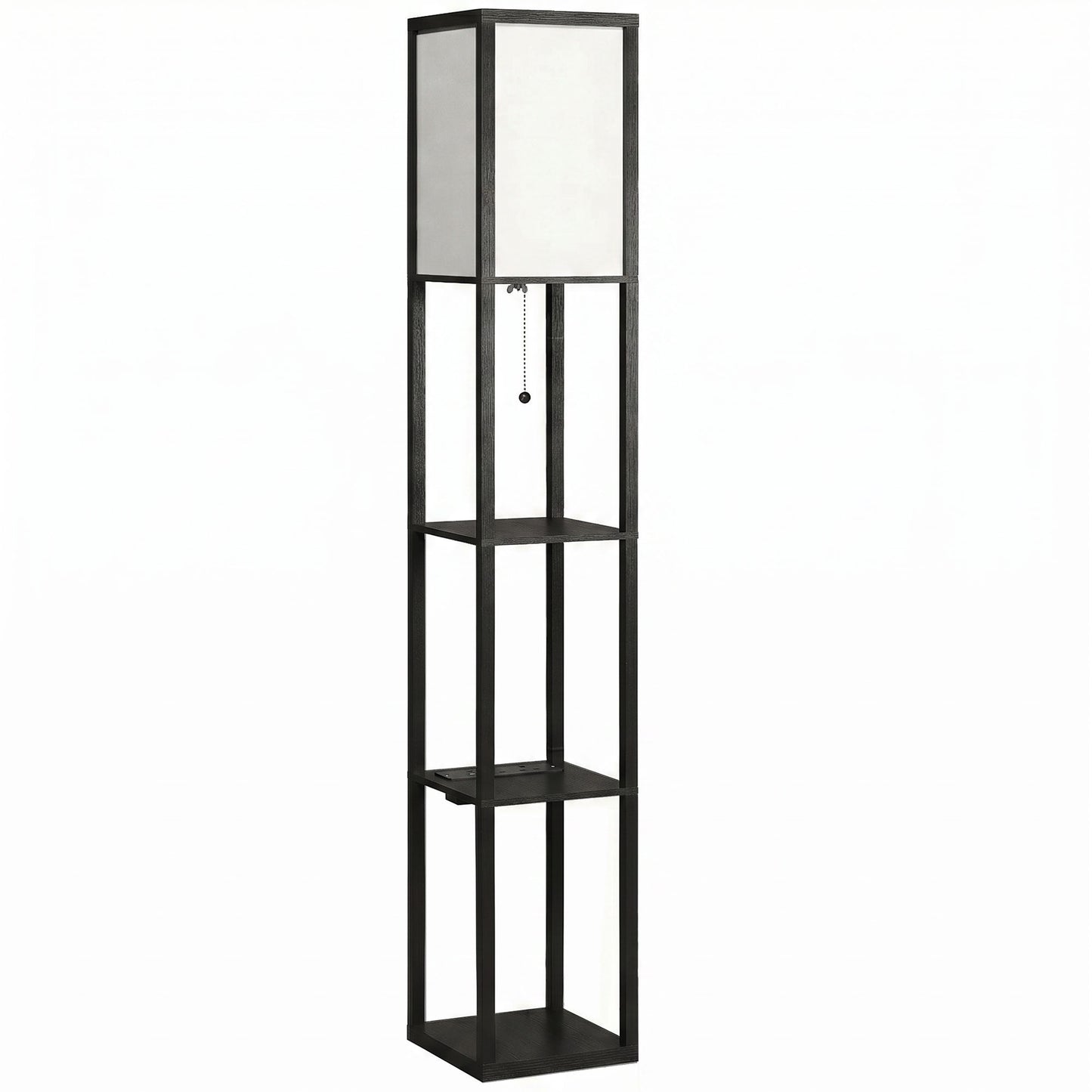 LightGlow 3-Layer Shelf Lamp - Black