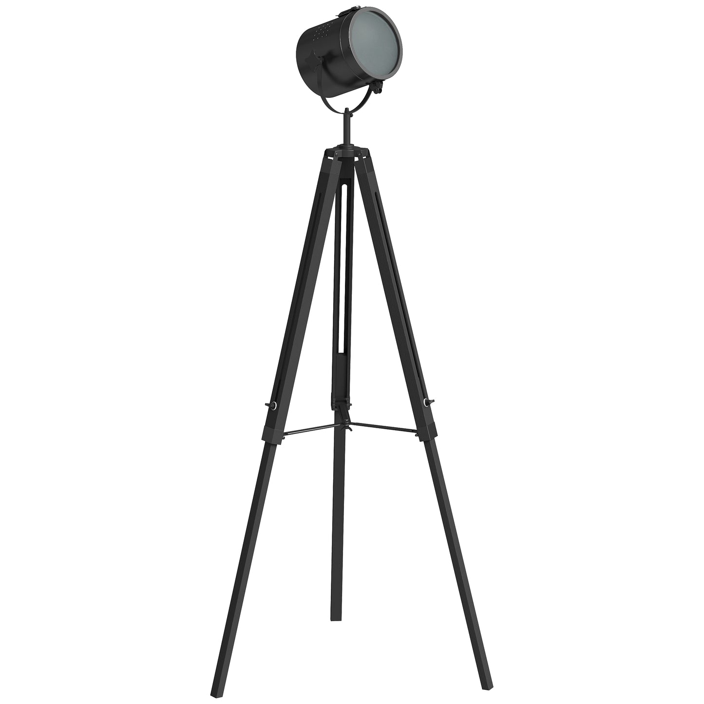 LightGlow Tripod Searchlight Lamp - Black