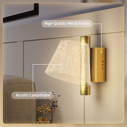 LightGlow Starry Wall Lamps - Gold