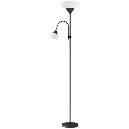 LightGlow Mother Child Floor Lamp - Black
