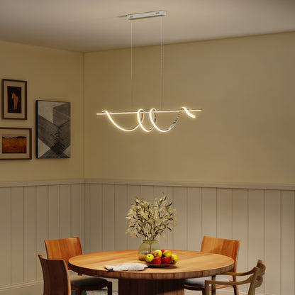 LightGlow Premium Pendant Light with 3 Colour Temperatures - Silver Tone