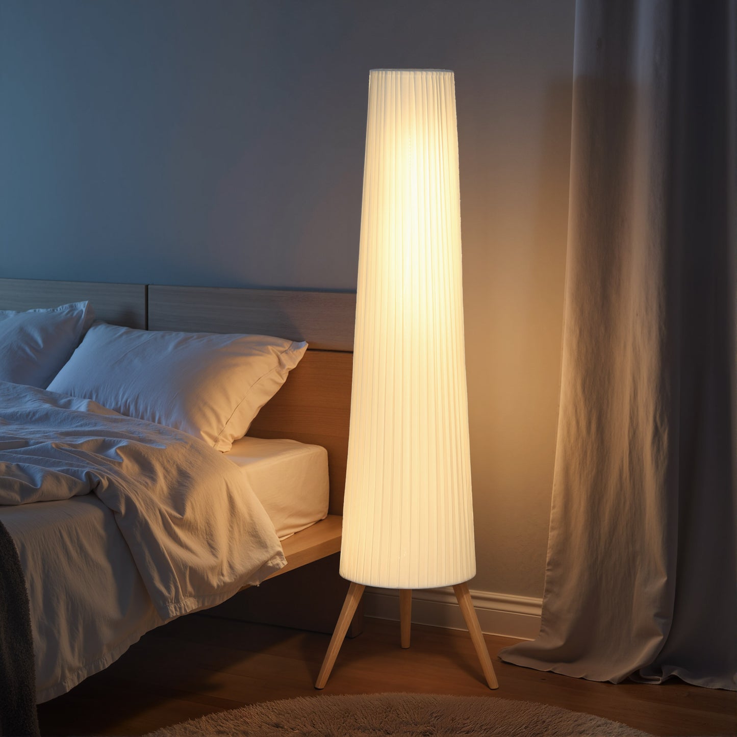 LightGlow Tripod Floor Lamp - White