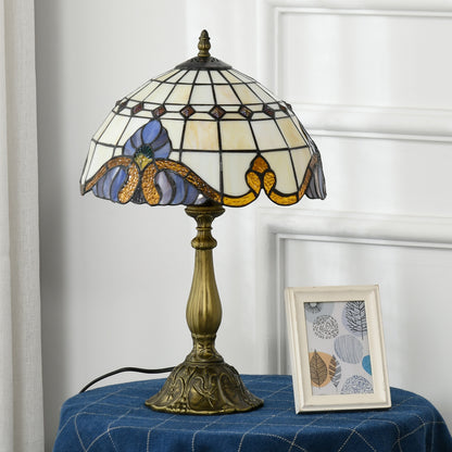 LightGlow Tiffany Stained Glass Lamp
