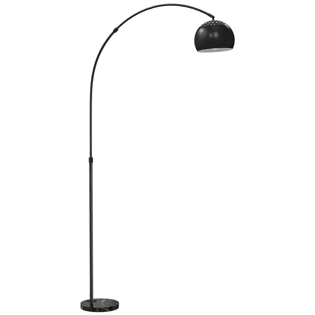 LightGlow Arc Floor Lamp - Black