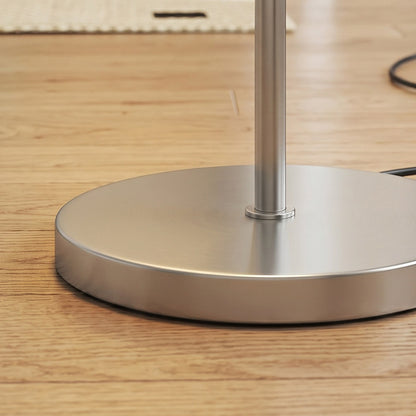 LightGlow LED Floor Lamp - Silver