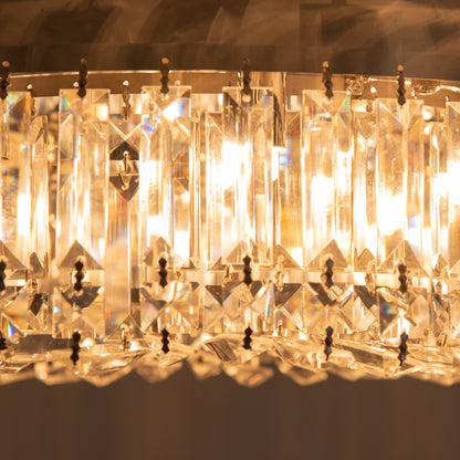 LightGlow Crystal Chandelier - Silver